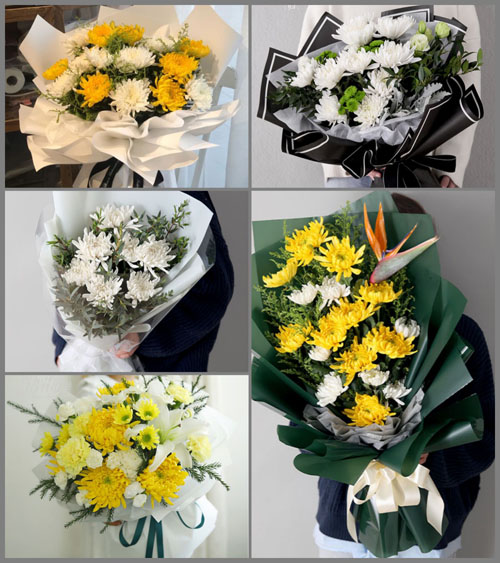广东汕尾市陆丰市碣石镇前堆村白事花束代送